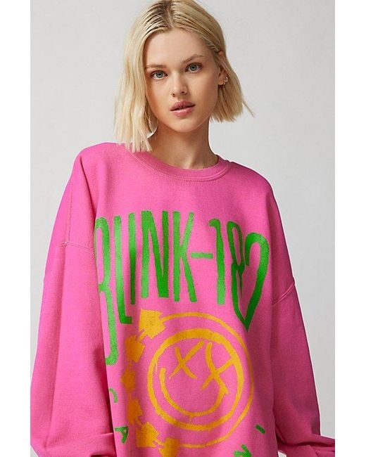 Urban Outfitters Pink Blink 182 Punk Rock Sweatshirt