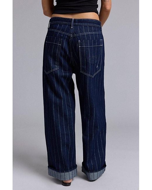 BDG Blue Jaya Printed Baggy Boyfriend Jean