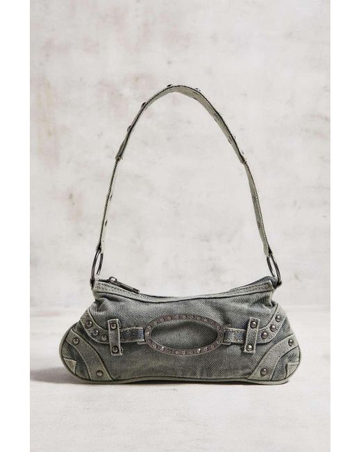 Urban Outfitters Blue Uo - mini-schultertasche skye" aus jeansstoff