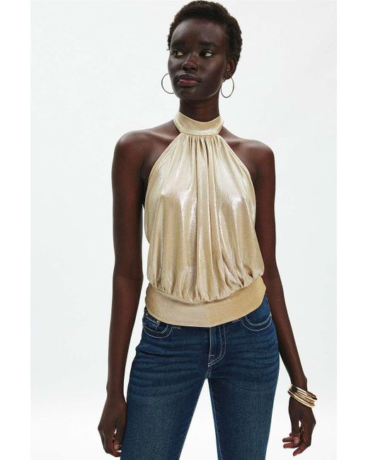 Silence + Noise Blue Silence + Noise Dagny Shine Top