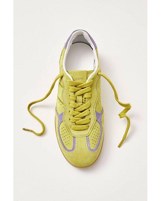 Alohas Yellow Tb. 490 Leather Sneakers