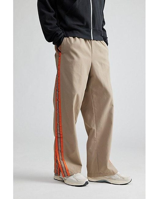 Urban Outfitters Natural Uo Baggy Side-Stripe Track Pant for men