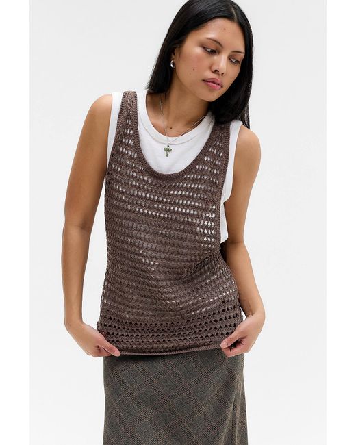 Urban Outfitters Brown Uo Cleo Tank Top