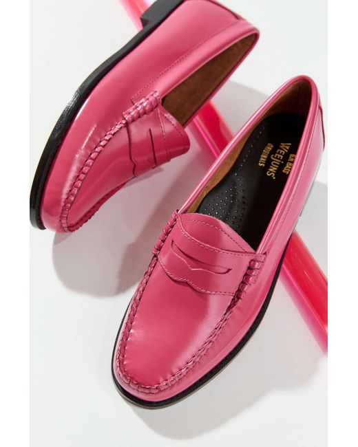 G.H.BASS Pink Whitney Candy Weejun Loafer