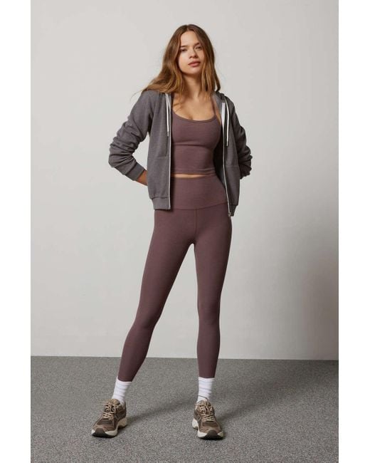 Beyond Yoga Caught In The Midi Space-dye High-waisted Legging Pant