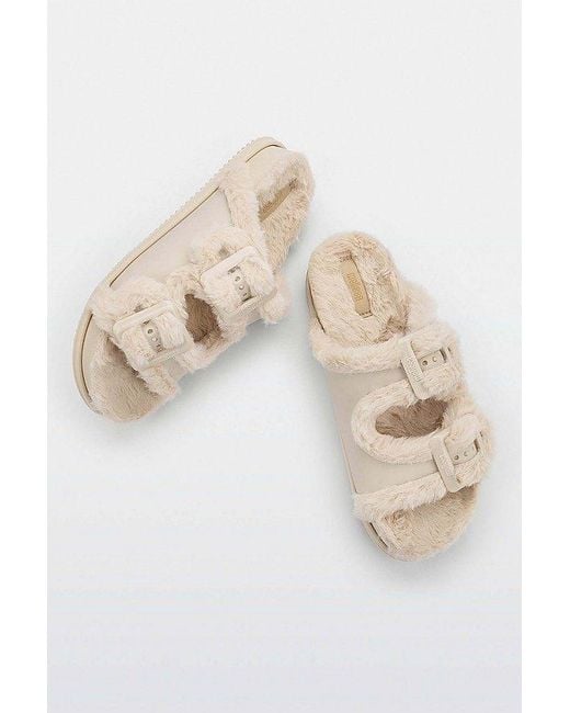 Melissa White Cozy Warm Slide