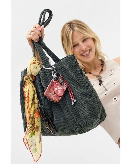 BDG Green Tab Pocket Corduroy Tote Bag