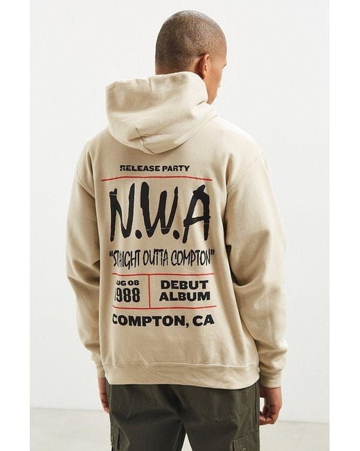 Urban Outfitters Natural N.w.a. Hoodie Sweatshirt for men