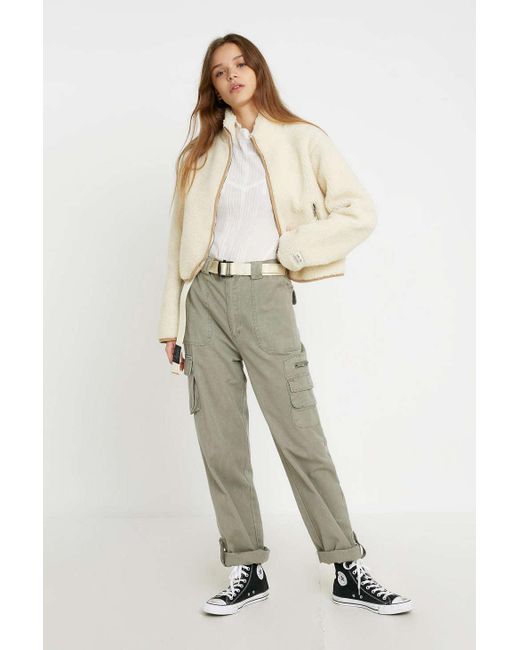 Urban Outfitters Natural Uo Scout Sherpa Jacket