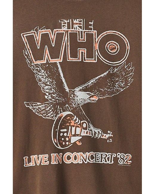 Urban Outfitters Brown The Who Live for men