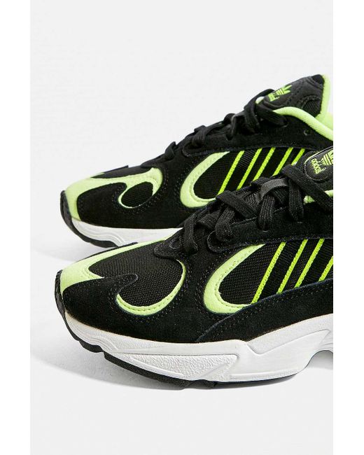 adidas originals unisex black suede yung trainers