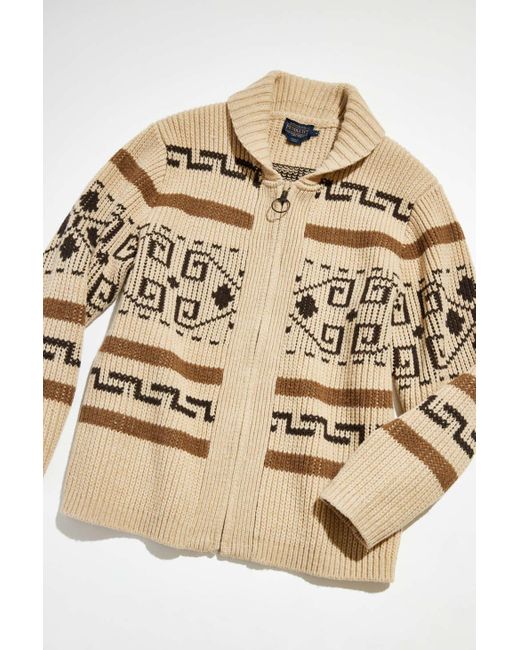 Pendleton Cotton The Original Westerly Sweater in Taupe (Natural) for