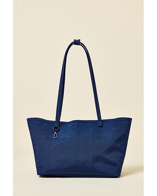 Baggu Blue Medium Nylon Reverse Tote Bag