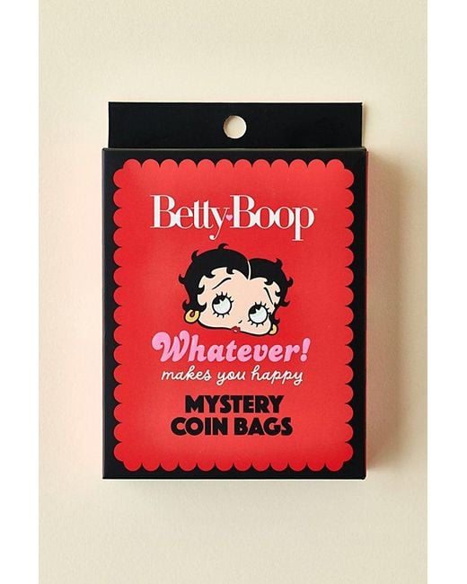 Whatever Makes You Happy Black Whatever! Makes You Happy Betty Boop Mini Tote Bag Blind Box Keychain