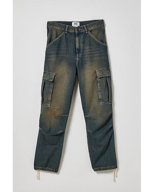 BDG Green Tinted Baggy Cargo Jean for men
