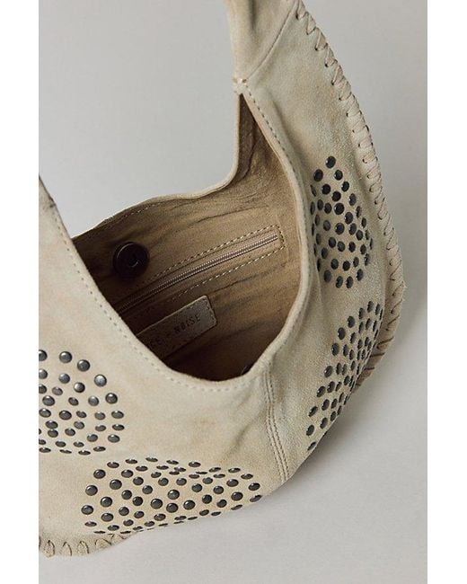 Silence + Noise Multicolor Ivy Studded Suede Hobo Bag