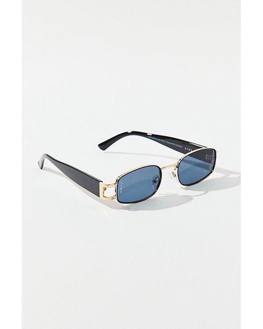 Aire Blue Sirius Rectangle Sunglasses