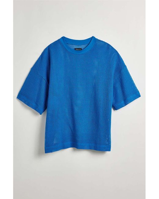 Standard Cloth Blue Foundation Mesh T-shirt