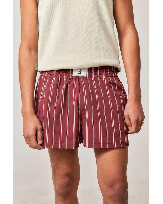 Standard Cloth Red Rust Boxer Shorts for men
