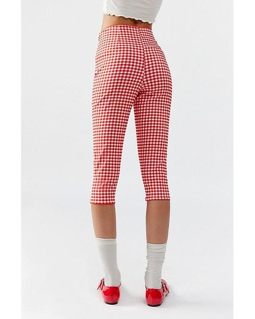 Urban Outfitters Red Uo Ellie Capri Pant