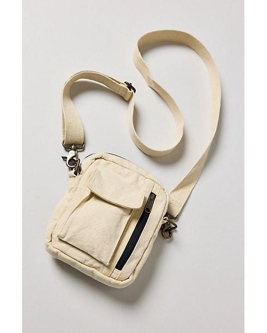 バッグ MM MINI CROSSBODY POUCH White Leather Mini bag | Valextra Pocket