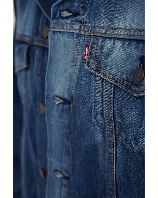 Levi's Blue Relaxed Fit Trucker Jacket for men