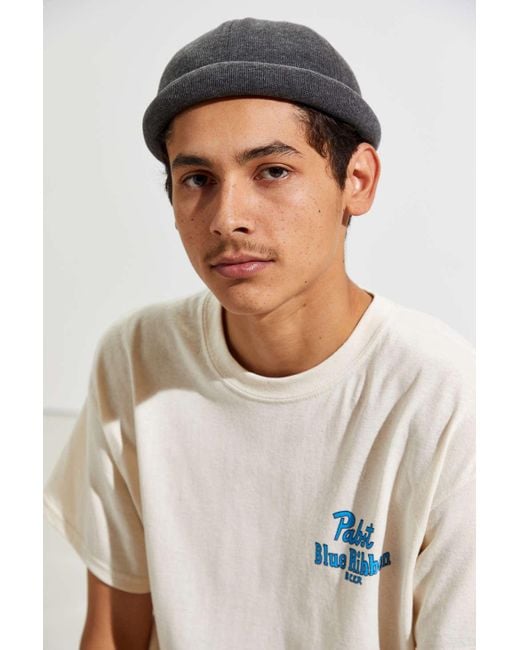 Urban Outfitters Leather Uo Knit Docker Hat for Men - Lyst