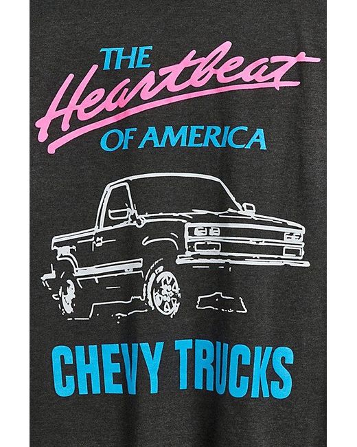 Urban Outfitters Black Chevy Trucks Heart Of America Tee for men