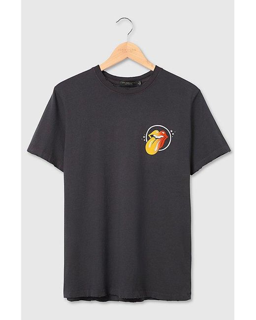 Junk Food Black The Rolling Stones Tour '78 Tee for men