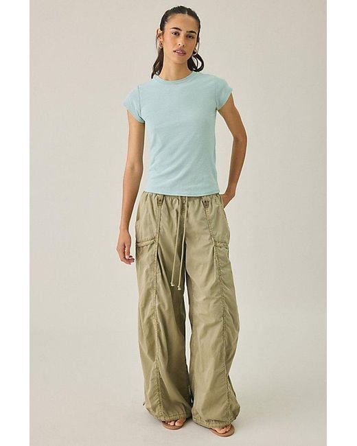 BDG Blue Short Sleeve Solid Spill The Tee