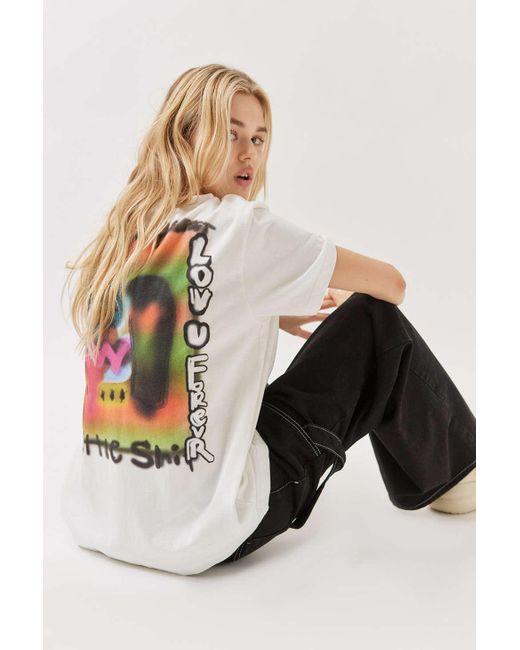 Urban Outfitters White Uo Good Boy Oversized Tee