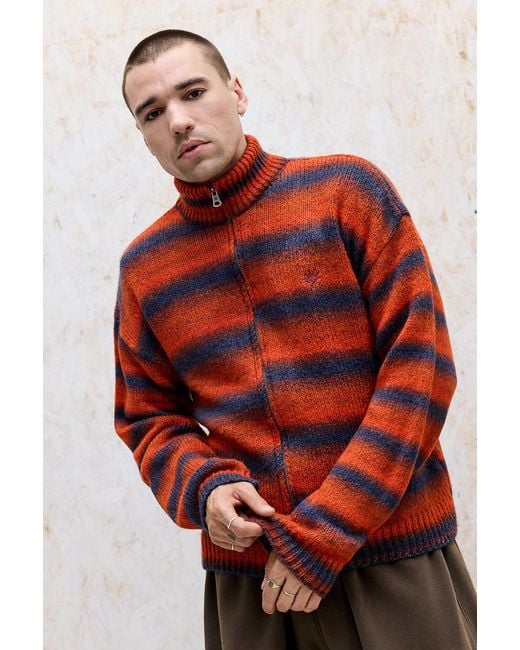 Ayker Red Hollie Zip-through Jumper for men