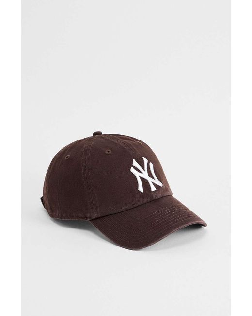 '47 Brown Ny Yankees Clean Up Baseball Cap for men