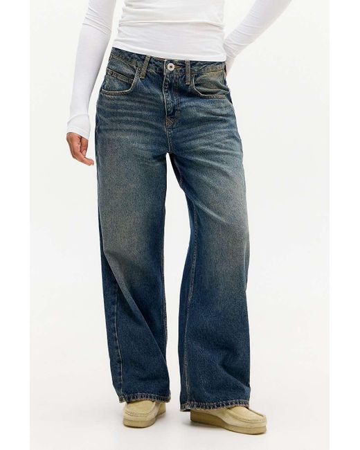 BDG Blue Jaya Baggy Texan Jeans