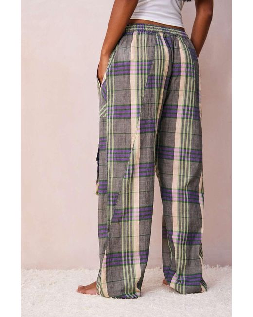Out From Under Green Nellie Check Joggers