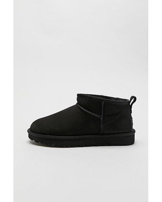Ugg Gray Classic Ultra Mini Ankle Boots