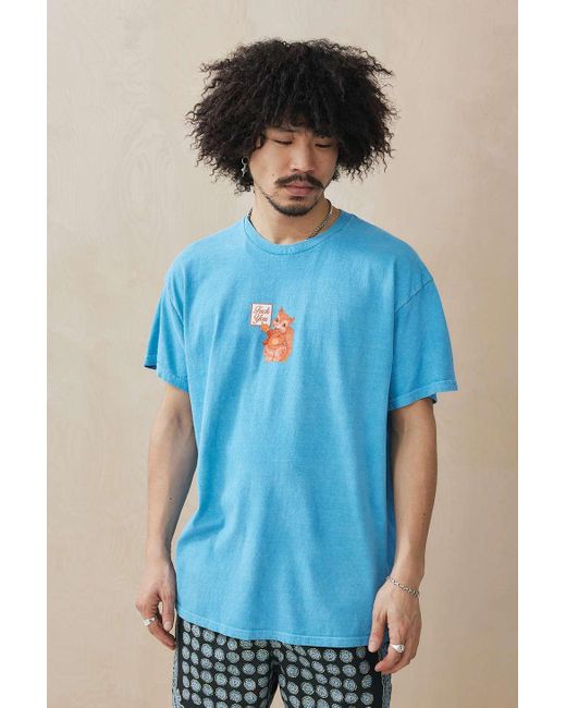 Urban Outfitters Uo Blue F You Squirrel T-shirt for men