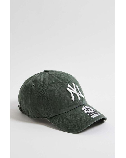 '47 Green Ny Yankees Clean Up Cap