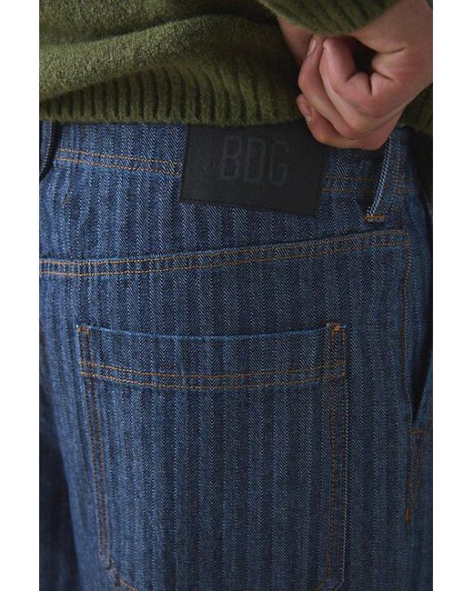 BDG Blue Dayton Herringbone Twill Pant for men