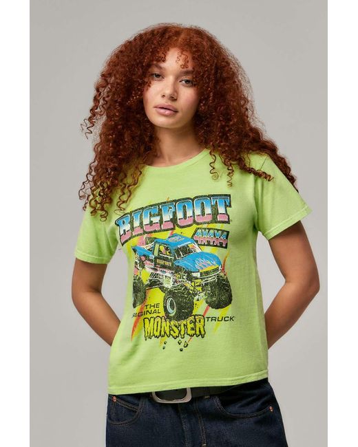 Urban Outfitters Green Uo Monster Jam T-shirt