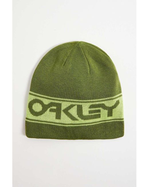 Oakley Green Reversible Beanie