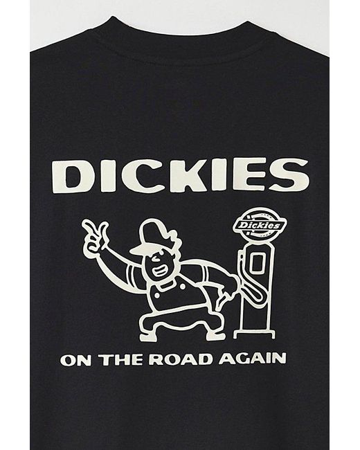Dickies Black Burns Graphic Tee for men