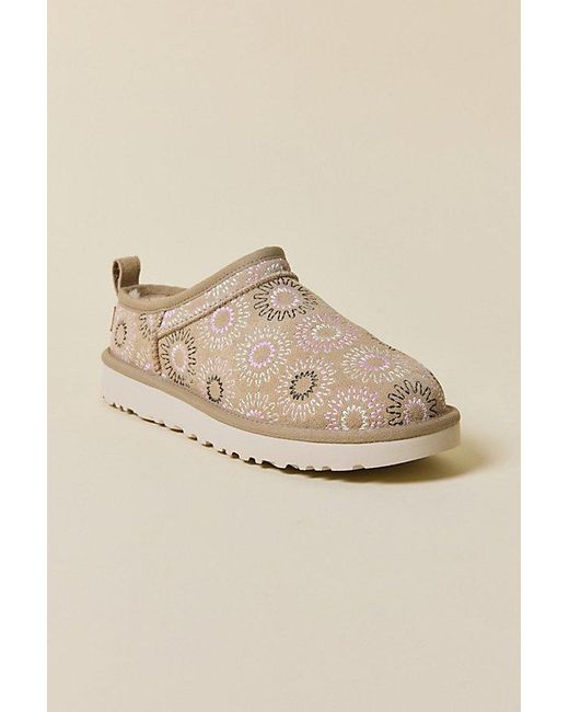 Ugg Natural Classic Micro Mini Sun Stitch Boots