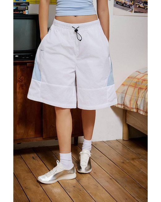 Nike White Woven Shox Shorts