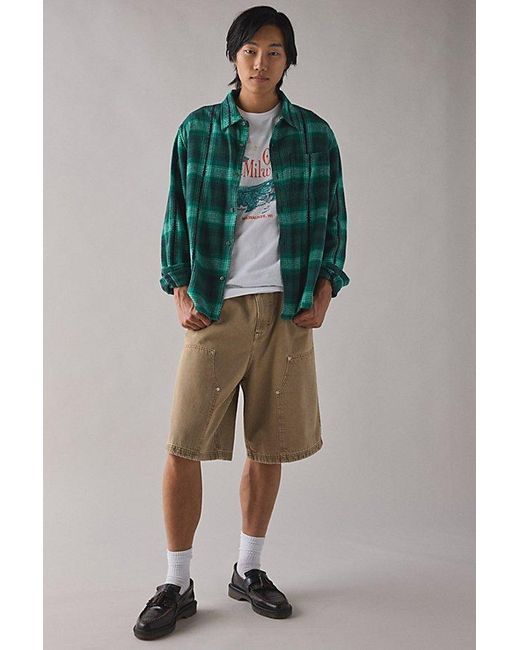 BDG Natural Astro Baggy Twill Double Knee Short for men