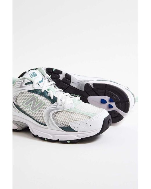New Balance Blue White & Green 530 Trainers