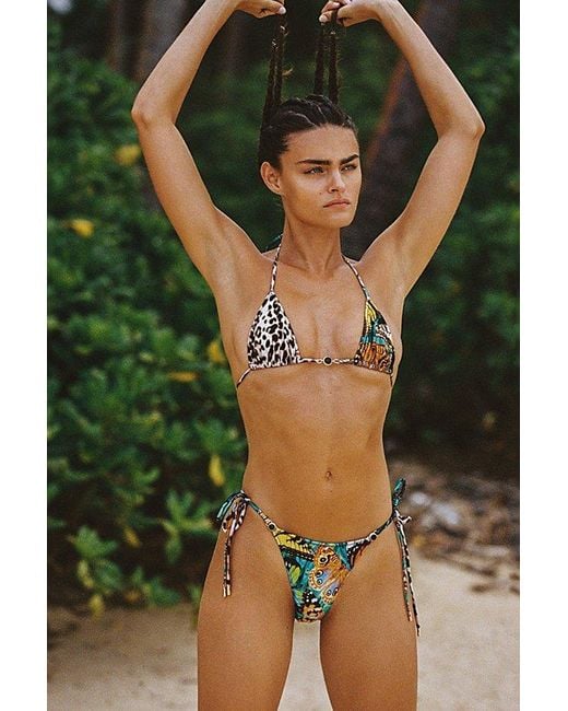 Sunkissed Multicolor Le Triangle String Bikini Top