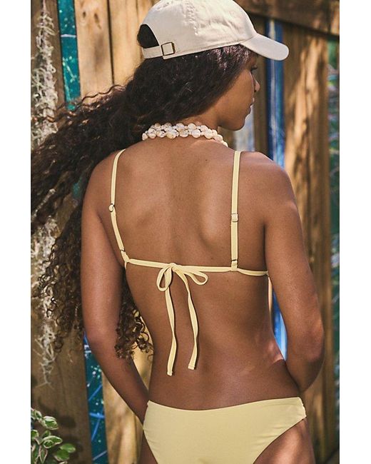 Out From Under Multicolor Lana Triangle Bikini Top