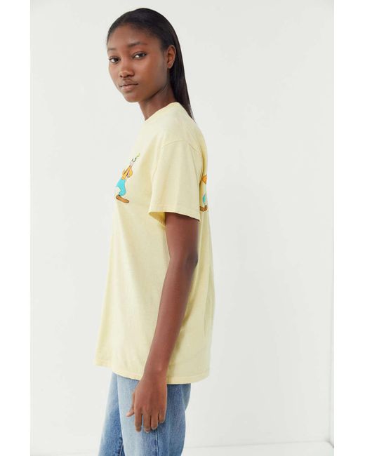 Cotton Mickey And Friends Tee in Yellow 