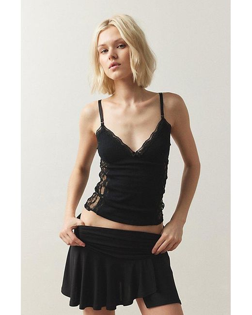Out From Under Black Boudoir Bow Layering Cami